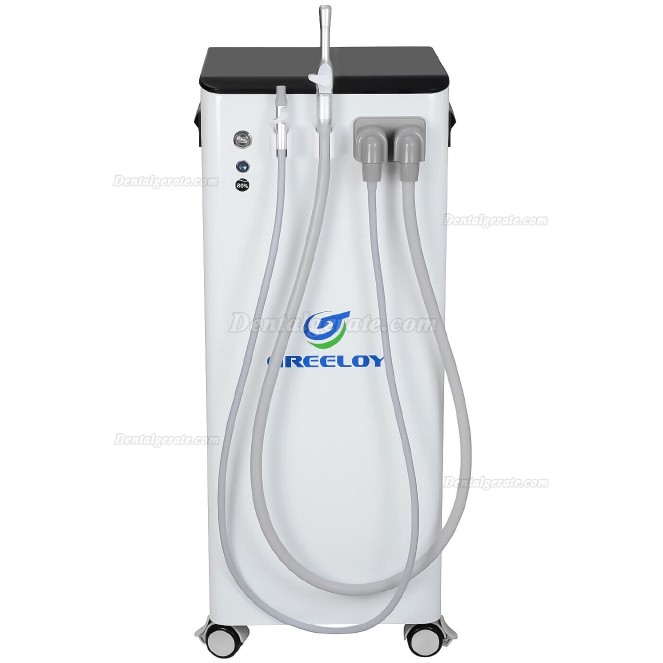 GREELOY GSM-300 350L/min Mobile Vakuumpumpe f&uuml;r zahn&auml;rztliche Absaugung